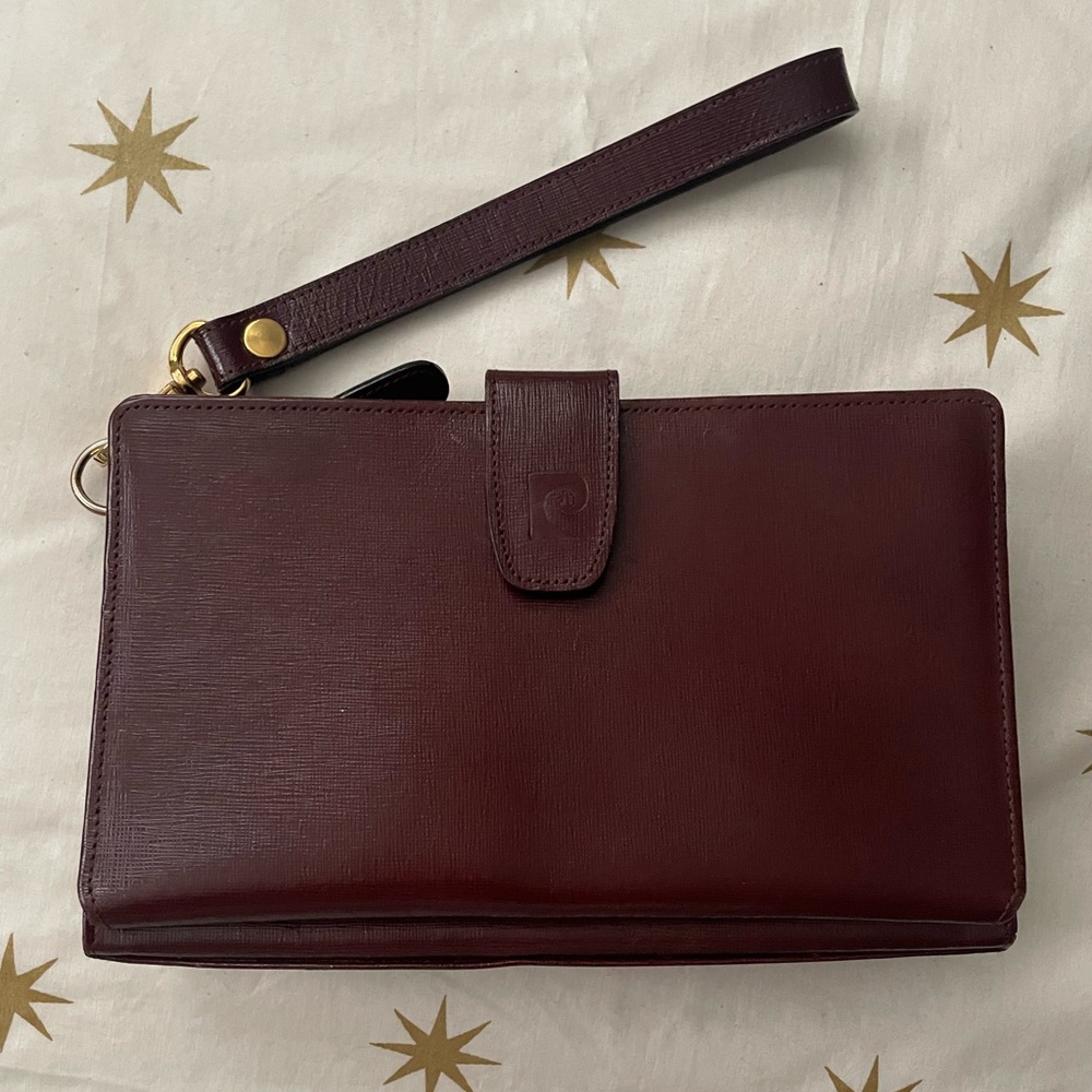 Vintage Pierre Cardin Leather Wallet Wristlet